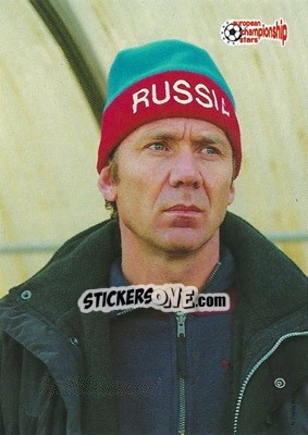 Sticker Oleg Romantsev - European Championship Stars 1996 - Plascot