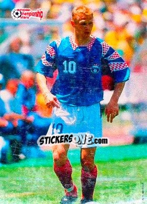 Sticker Valeri Karpin - European Championship Stars 1996 - Plascot
