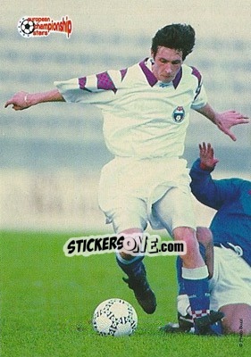Sticker Aleksandr Mostovoi - European Championship Stars 1996 - Plascot