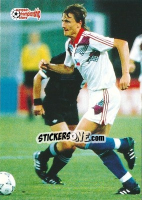 Sticker Lubos Kubik - European Championship Stars 1996 - Plascot