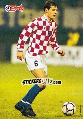 Sticker Slaven Bulic - European Championship Stars 1996 - Plascot