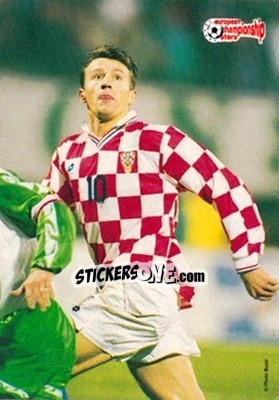 Sticker Josko Stanic - European Championship Stars 1996 - Plascot