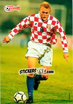 Sticker Robert Prosinecki - European Championship Stars 1996 n. 168 - Plascot