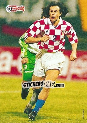 Sticker Nicola Jurcevic - European Championship Stars 1996 - Plascot