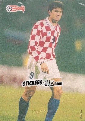 Cromo Davor Suker - European Championship Stars 1996 - Plascot