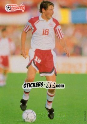 Sticker Kim Vilfort - European Championship Stars 1996 - Plascot