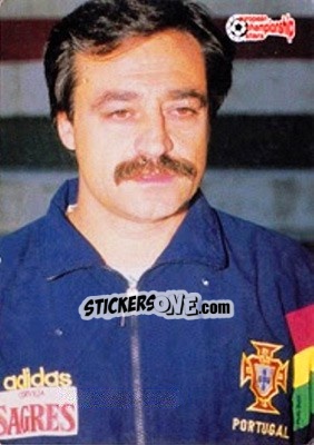 Sticker Luis Oliveira - European Championship Stars 1996 - Plascot