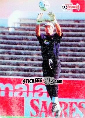 Sticker Manuel Vitor Baia - European Championship Stars 1996 - Plascot