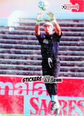 Sticker Manuel Vitor Baia - European Championship Stars 1996 n. 184 - Plascot