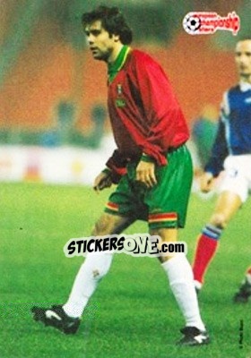 Cromo Carlos Secretario - European Championship Stars 1996 - Plascot