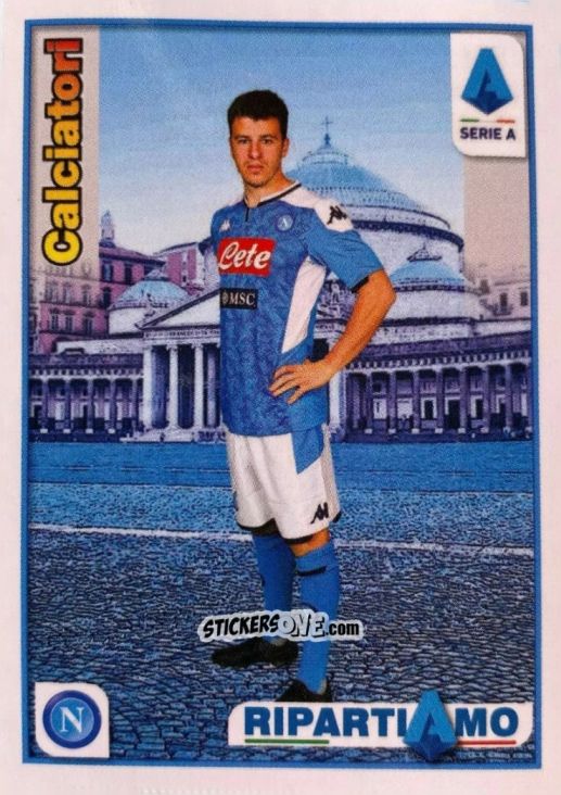 Figurina Diego Demme - Calciatori 2019-2020 Ripartiamo
 n. R13 - Panini