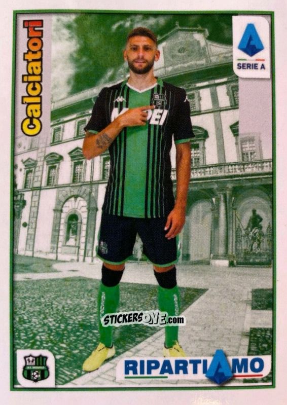 Figurina Domenico Berardi - Calciatori 2019-2020 Ripartiamo
 n. R17 - Panini