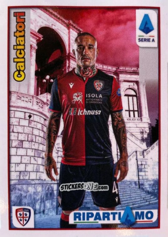 Sticker Radja Nainngolan - Calciatori 2019-2020 Ripartiamo
 n. R4 - Panini