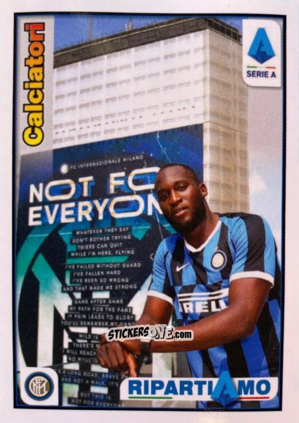 Cromo Romelu Lukaku - Calciatori 2019-2020 Ripartiamo
 n. R8 - Panini