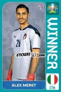 Sticker Alex Meret - Italia Campione d'Europa
 - Panini