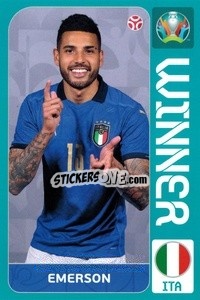 Sticker Emerson - Italia Campione d'Europa
 n. 9 - Panini