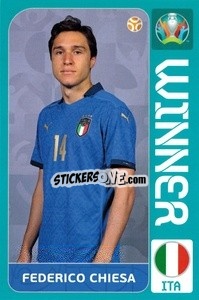 Sticker Federico Chiesa - Italia Campione d'Europa
 - Panini