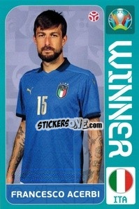 Sticker Francesco Acerbi - Italia Campione d'Europa
 - Panini