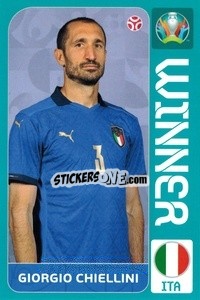Sticker Giorgio Chiellini - Italia Campione d'Europa
 - Panini