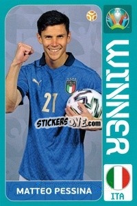 Sticker Matteo Pessina - Italia Campione d'Europa
 - Panini