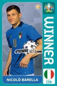 Sticker Nicolo Barella - Italia Campione d'Europa
 - Panini