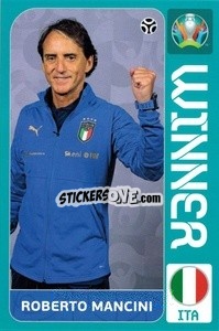 Sticker Roberto Mancini - Italia Campione d'Europa
 - Panini