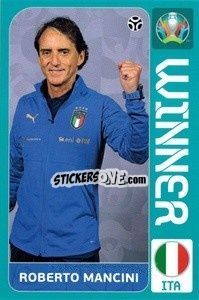 Sticker Roberto Mancini - Italia Campione d'Europa
 n. 1 - Panini
