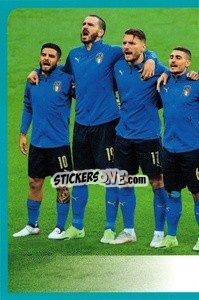 Sticker Team Italia - Italia Campione d'Europa
 n. 2A - Panini