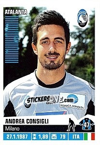 Sticker Andrea Consigli - Calciatori 2012-2013 - Panini