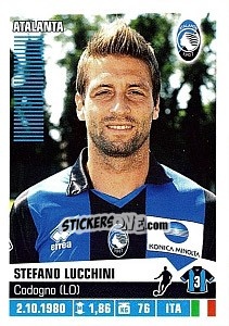 Sticker Stefano Lucchini - Calciatori 2012-2013 n. 16 - Panini