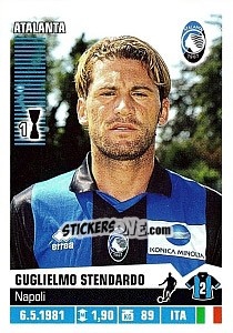 Sticker Guglielmo Stendardo - Calciatori 2012-2013 n. 17 - Panini