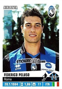 Sticker Federico Peluso - Calciatori 2012-2013 n. 18 - Panini