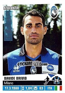 Sticker Davide Brivio - Calciatori 2012-2013 n. 19 - Panini