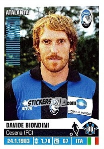 Figurina Davide Biondini - Calciatori 2012-2013 - Panini