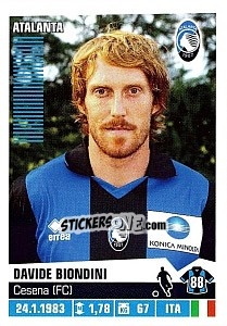 Cromo Davide Biondini - Calciatori 2012-2013 n. 22 - Panini