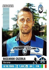 Sticker Riccardo Cazzola - Calciatori 2012-2013 n. 23 - Panini