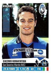 Cromo Giacomo Bonaventura - Calciatori 2012-2013 - Panini