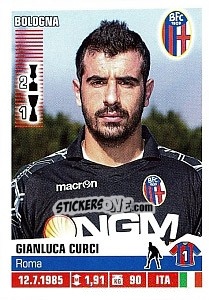 Sticker Gianluca Curci - Calciatori 2012-2013 n. 34 - Panini