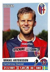 Sticker Mikael Antonsson - Calciatori 2012-2013 - Panini