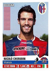 Sticker Nicolò Cherubin - Calciatori 2012-2013 n. 40 - Panini