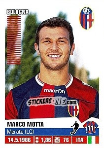 Figurina Marco Motta - Calciatori 2012-2013 - Panini