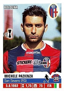 Sticker Michele Pazienza - Calciatori 2012-2013 n. 48 - Panini