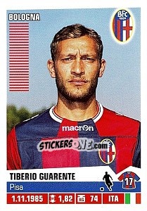 Sticker Tiberio Guarente - Calciatori 2012-2013 n. 49 - Panini