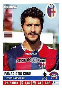 Figurina Panagiotis Kone - Calciatori 2012-2013 - Panini