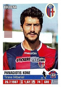 Sticker Panagiotis Kone - Calciatori 2012-2013 n. 50 - Panini