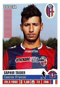Cromo Saphir Taider - Calciatori 2012-2013 - Panini