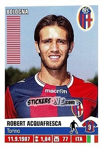 Figurina Robert Acquafresca - Calciatori 2012-2013 - Panini