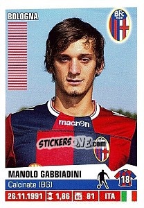Figurina Manolo Gabbiadini - Calciatori 2012-2013 - Panini