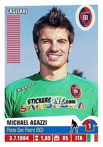 Sticker Michael Agazzi - Calciatori 2012-2013 - Panini