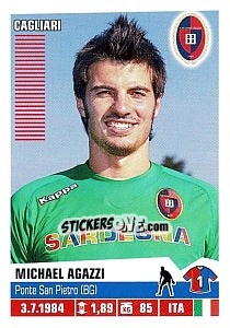 Cromo Michael Agazzi - Calciatori 2012-2013 n. 57 - Panini